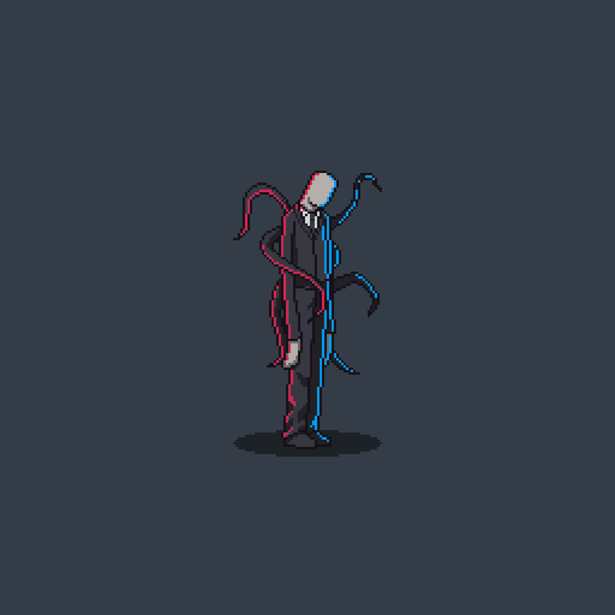 Resacality's tweet photo. #slenderman #pixelart https://t.co/KrCFn5c4bE
