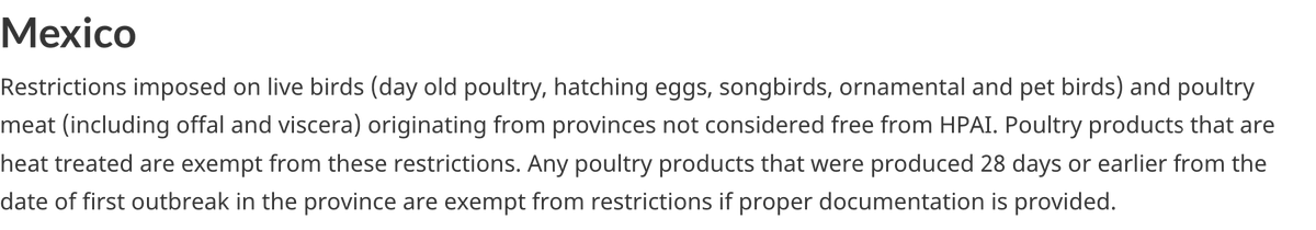 angie_rasmussen's tweet photo. So far, 3 countries (Japan, Mexico, Taiwan) have banned Canadian poultry imports because the CFIA has not culled these ostriches. At first it was just BC, but now their markets are closed to all provinces.
https://t.co/4u4UKzDkGM https://t.co/51VsUYBVvU