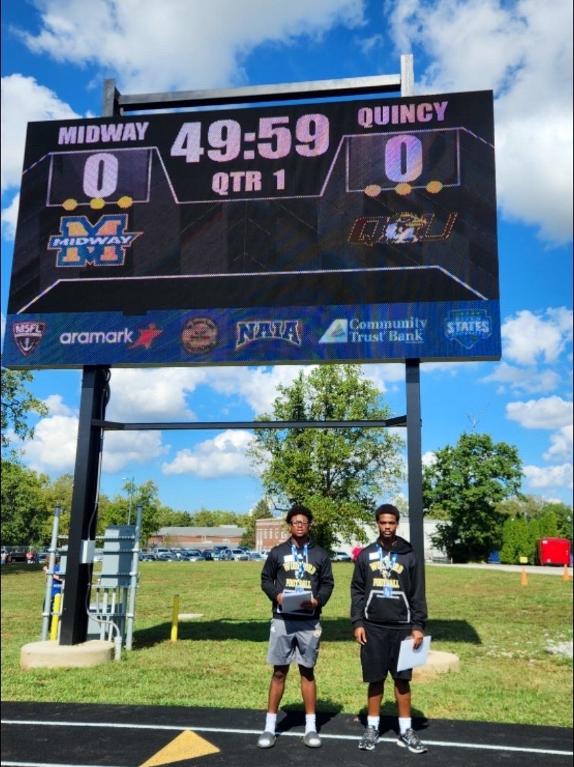 Had a great time <a href="/MidwayUniv/">Midway University</a>!
Thank you <a href="/CoachRussell34/">Jack Russell</a> for inviting me!
<a href="/WoodfordFBall/">Woodford County Football</a>