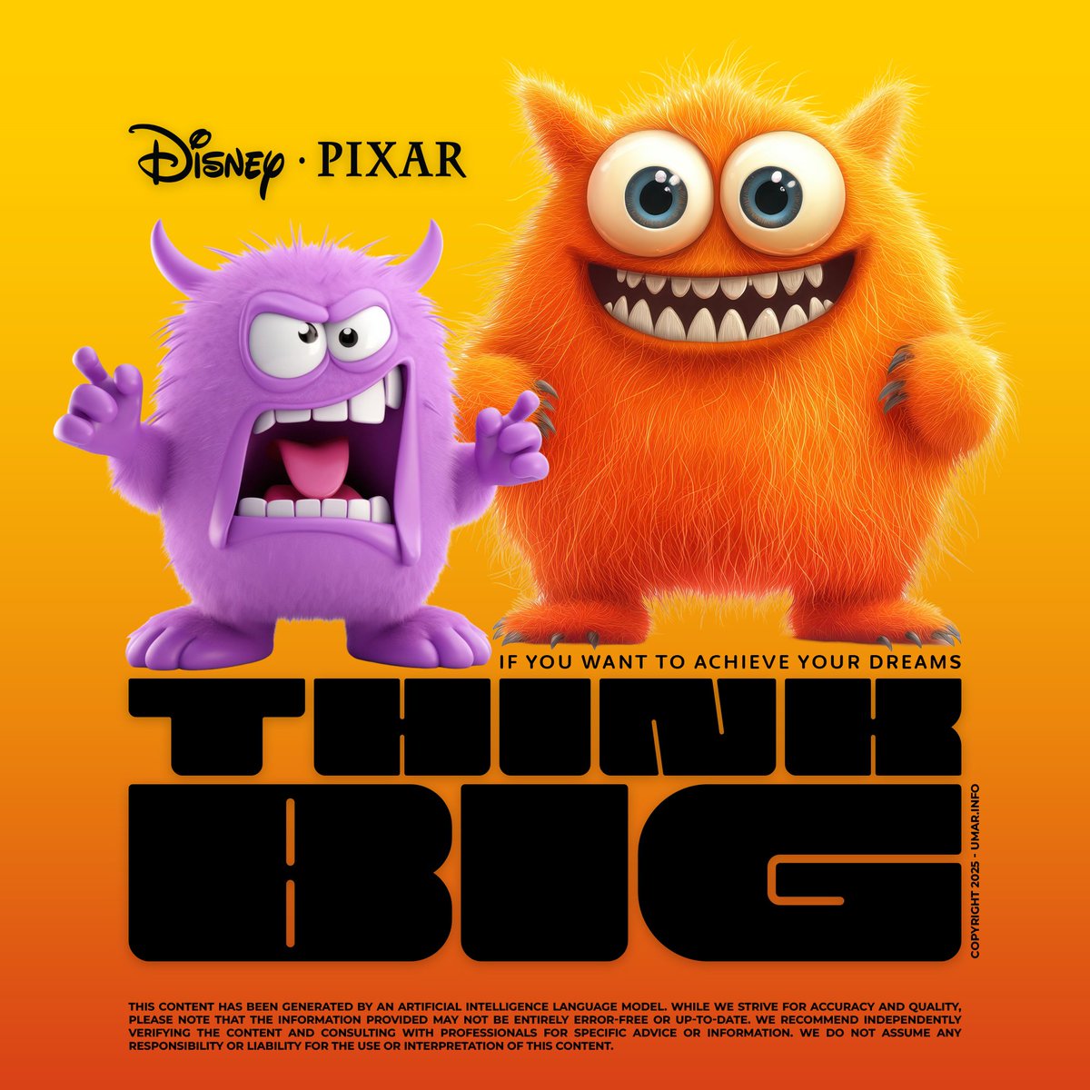 Disney Pixar style poster using AI, Photoshop &amp; Illustrator #AI #Photoshop #Illustrator