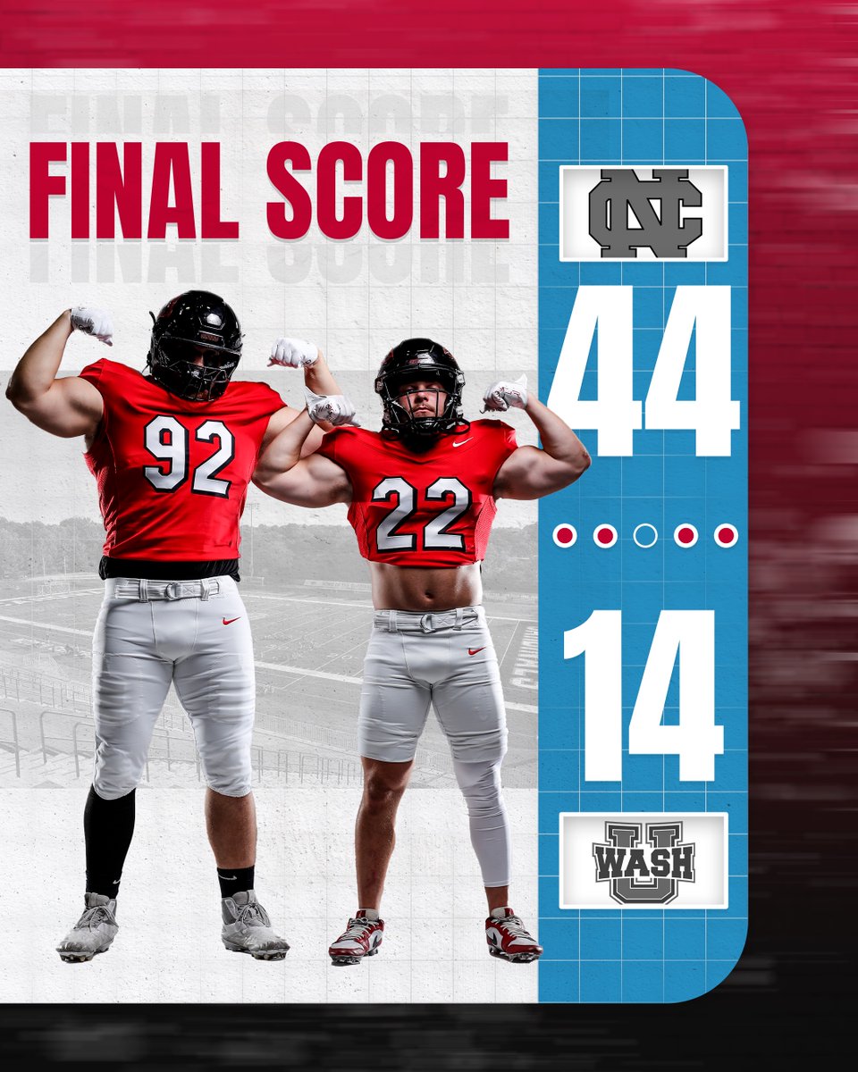 Football Tramples Bears in 44-14 Rout of WashU

<a href="/football_ncc/">NCC Football</a> | #WeAreNC #d3fb

📰: tinyurl.com/25jwy66z