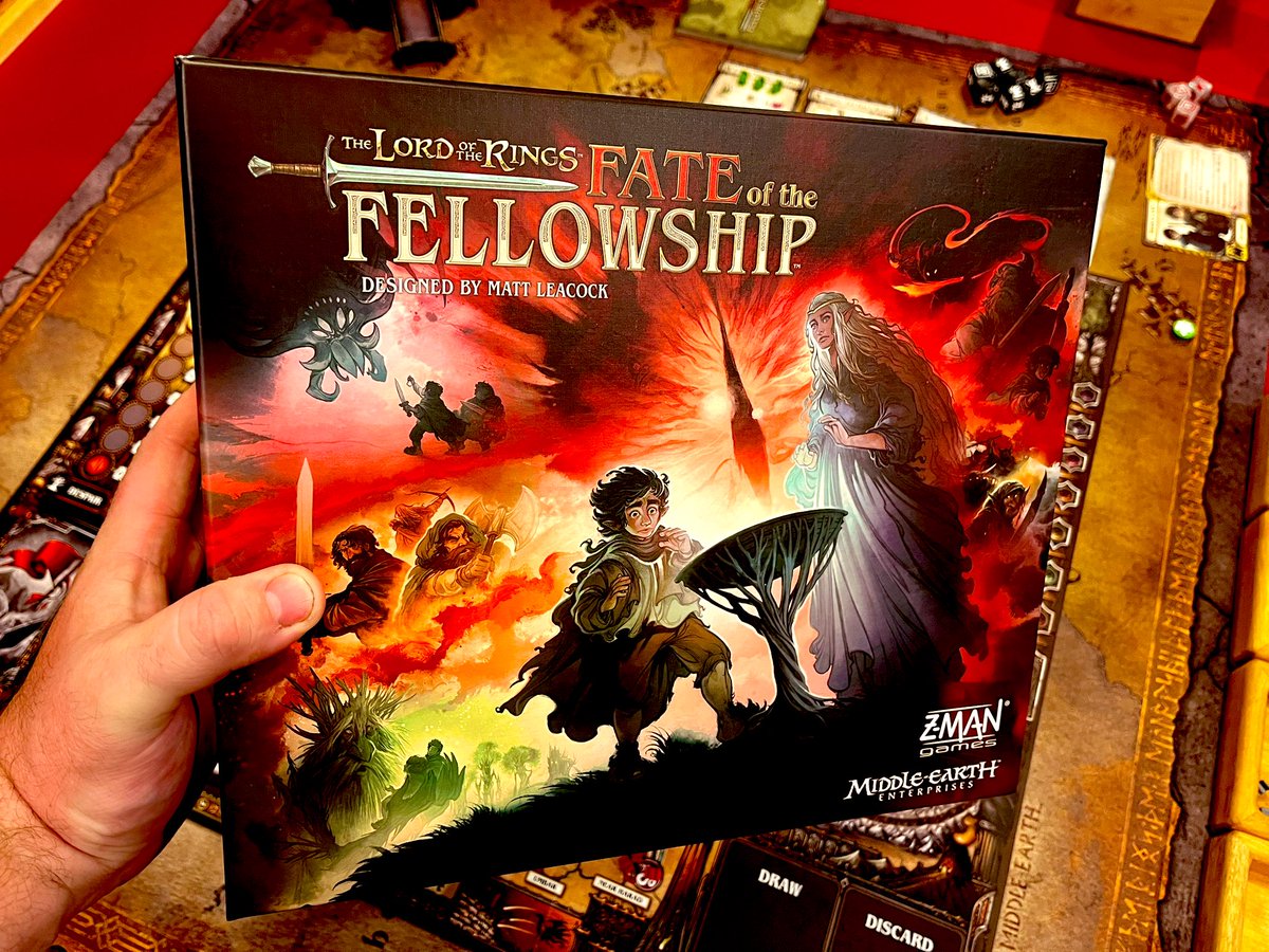 It’s time for more LOTR Fate of the Fellowship! 
<a href="/Zmangames_/">Z-Man Games</a> 
#boardgames
#tabletopgames
#podcast