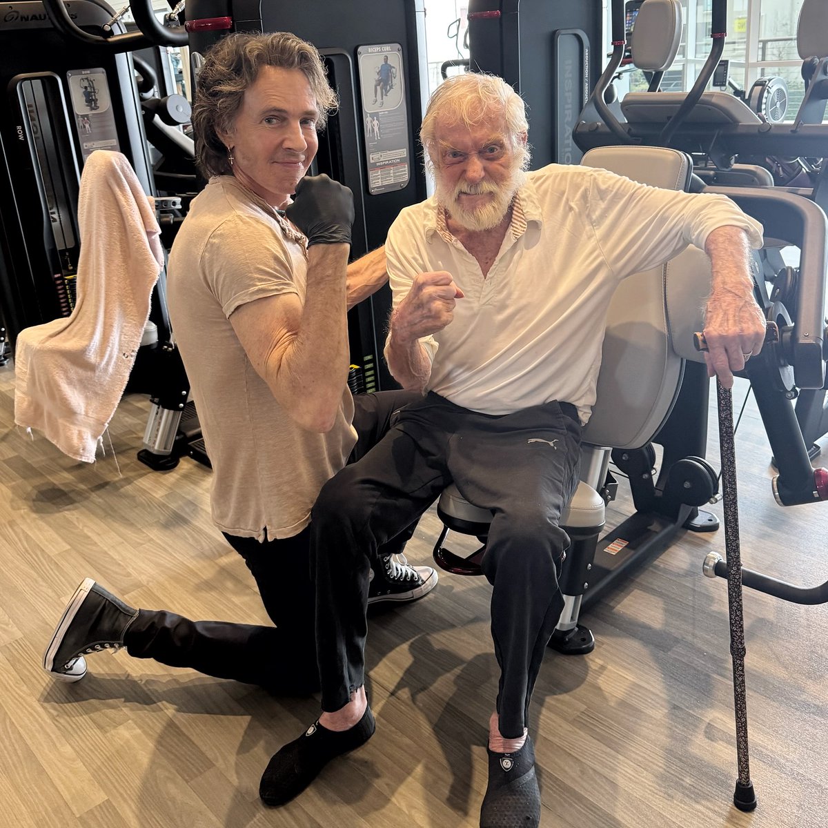 CoveredGeekly's tweet image. Dick Van Dyke working out at age 99 via IG

📸 via Rick Springfield