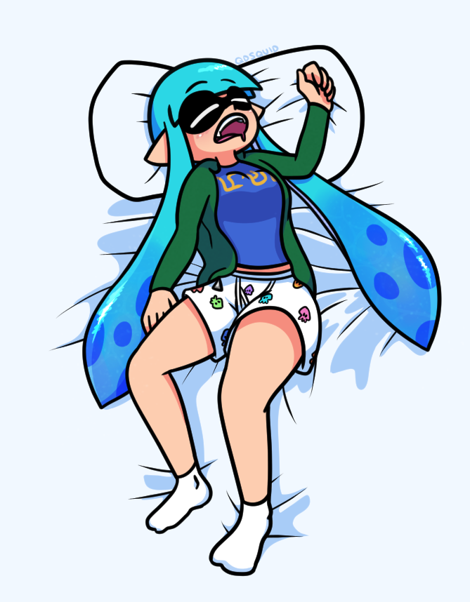 oh she UGLY sleeping