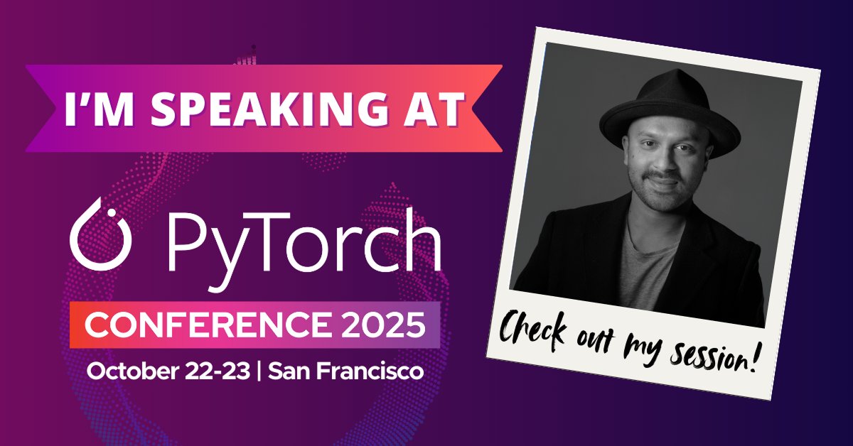 akashnet_'s tweet image. We’re thrilled to sponsor #PyTorchCon, Oct 22-23 in San Francisco - where innovation happens! 

We can&apos;t wait to share with you all the cutting-edge tech, industry insights + hands-on sessions. 

👇Don&apos;t miss us on the show floor. Register today! bit.ly/3xCZrWm