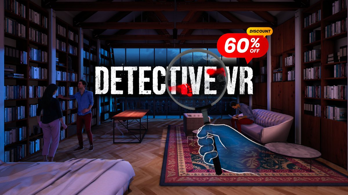 Surprise!
For a few days only, DETECTIVE VR is just $9 
meta.com/experiences/de…

#VR #MR #XR #indiegames  #QUEST