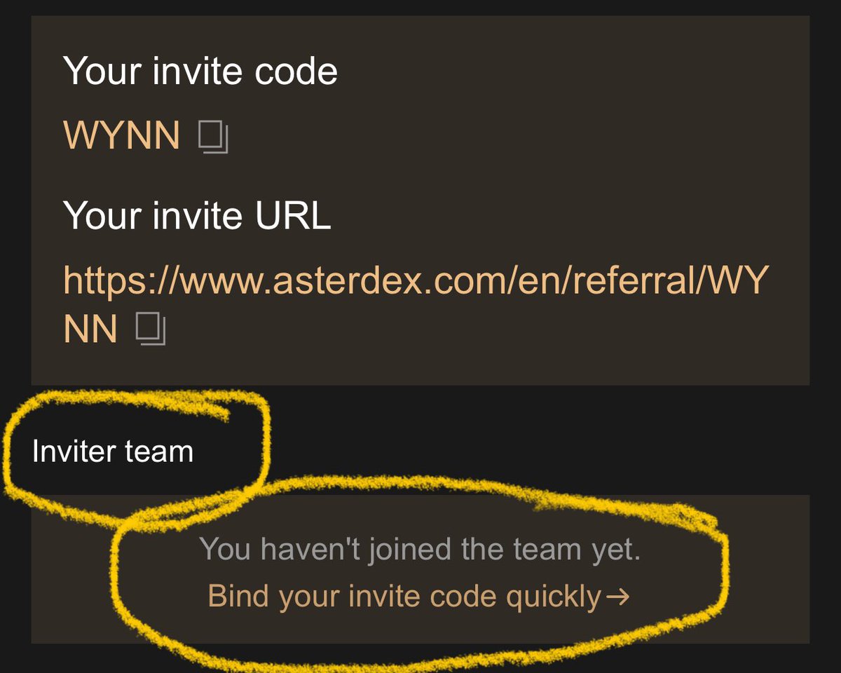 JamesWynnReal's tweet image. Important: If you want to be on the Wynning team, JOIN MY TEAM:
 
We have MAX BOOST.
 
Join or change your ref to: ‘WYNN’
 
Notice how I have custom ref. My ref spells WYNN for a reason. BECAUSE WE WYNN.
 
HOW TO JOIN MY TEAM:
 
Join below 👇
 
asterdex.com/en/futures/v1/…
 
IF YOU…