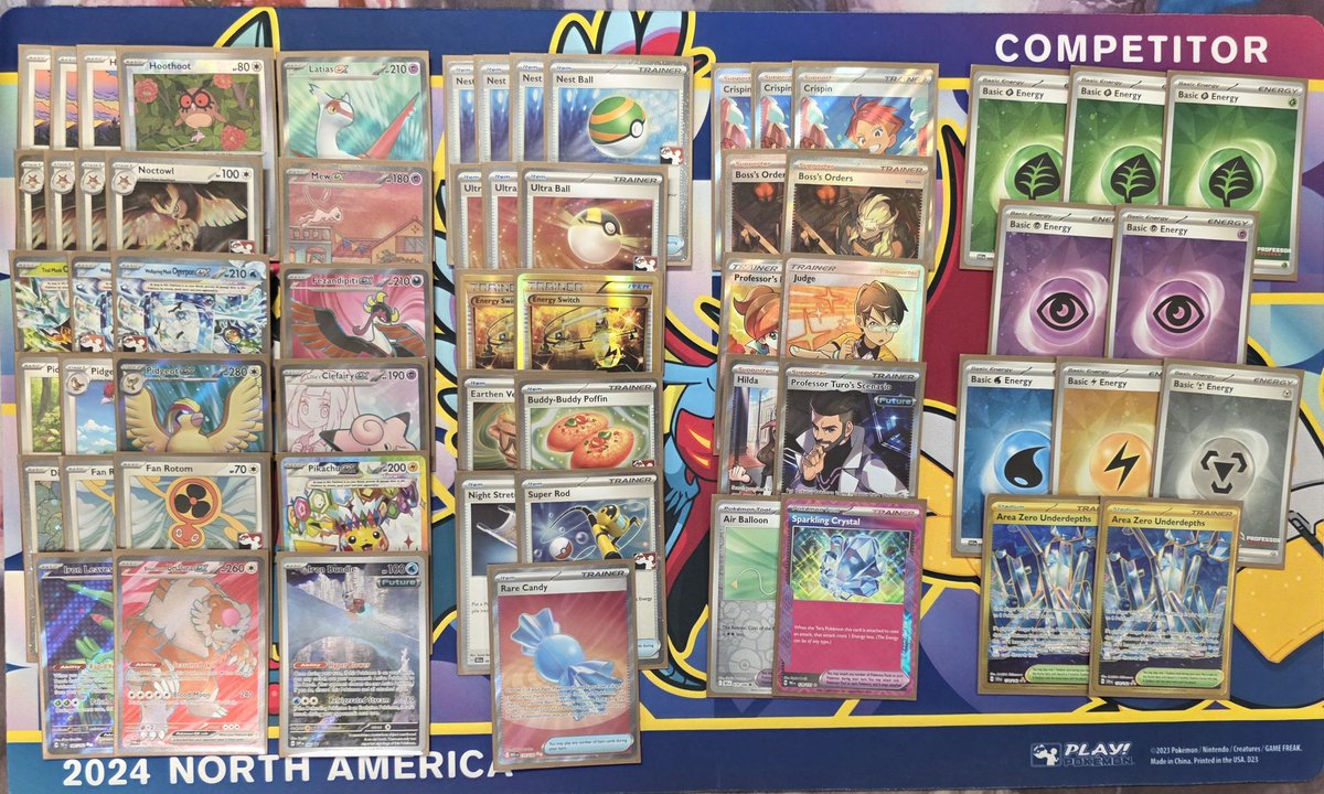 6-2 overall to finish 2nd at the Johnny B's Cup in Lakeland.

I felt like I played super well. Bird line was MVP, Judge was alright. Thank you <a href="/TheCritPost/">TheCritPost</a> for Same 60ing with me and also getting Top 8!!!

I HIT ACE TRAINER, 203 POINTS AND +1 BOX OF MEGA EVOLUTIONS