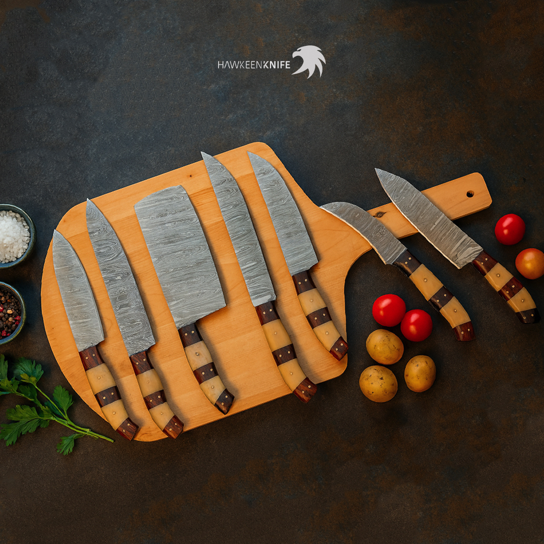 modes_shopping's tweet image. The 7-Piece Damascus Steel Knife Set is crafted for chefs &amp;amp; home cooks who demand perfection. Hand-forged beauty, unmatched durability, and cutting power that lasts.

Shop now 👉 ShoppingModes.com

#DamascusSteel #ChefKnifeSet #DamascusKnives #HawkeenKnife #ShoppingModes