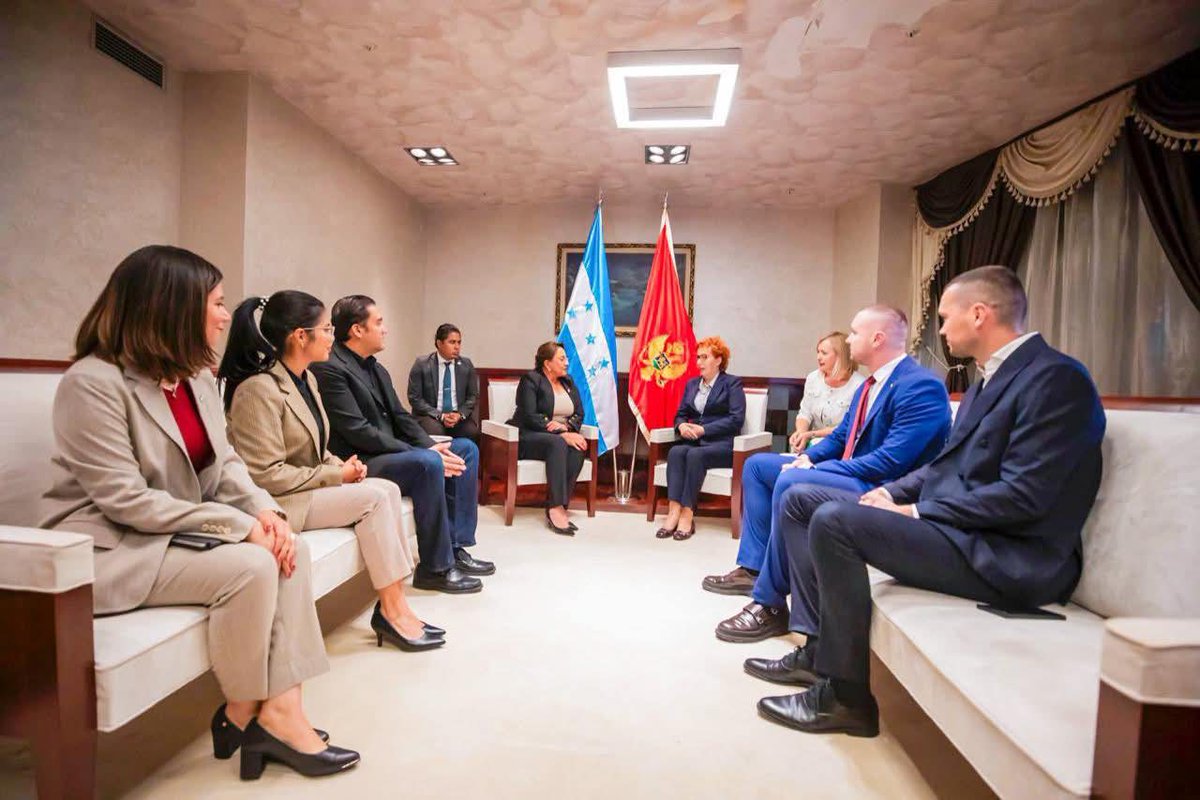 SECAPPH's tweet photo. #SECAPPHInforma ¡Honduras en el mapa del liderazgo global! 🇭🇳
La presidenta @xiomaracastroz se reunió con la Sra. Zdenka Popović, Vicepresidenta del Parlamento de Montenegro y principal promotora de la Cumbre 2025 de la fundación Women Political Leaders.
¡Nuestra Presidenta participará en este magno evento en Montenegro! 💜
#SECAPPH
#XiomaraCastro #WPL #Honduras #LiderazgoFemenino