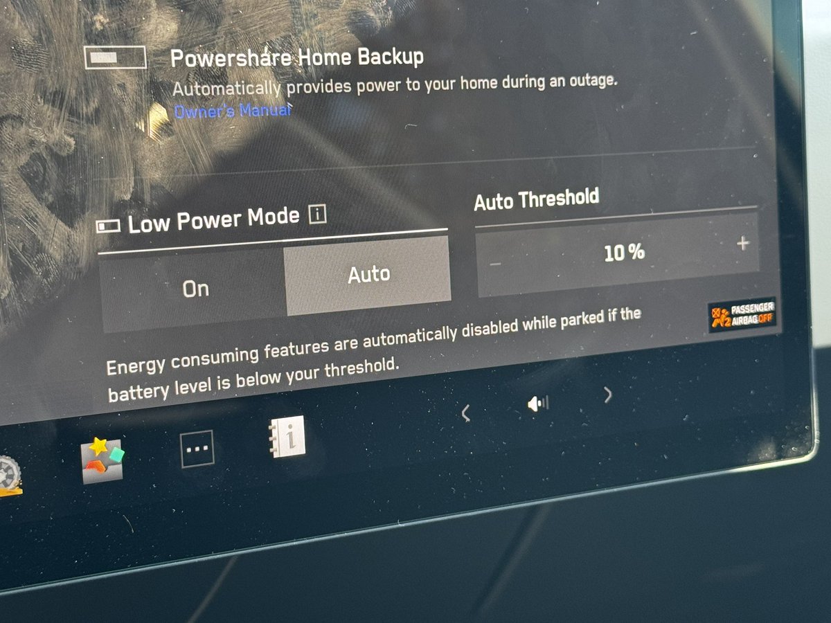 New update feature from 2025.32.8 — Low power mode now has ‘auto threshold’ 🪫