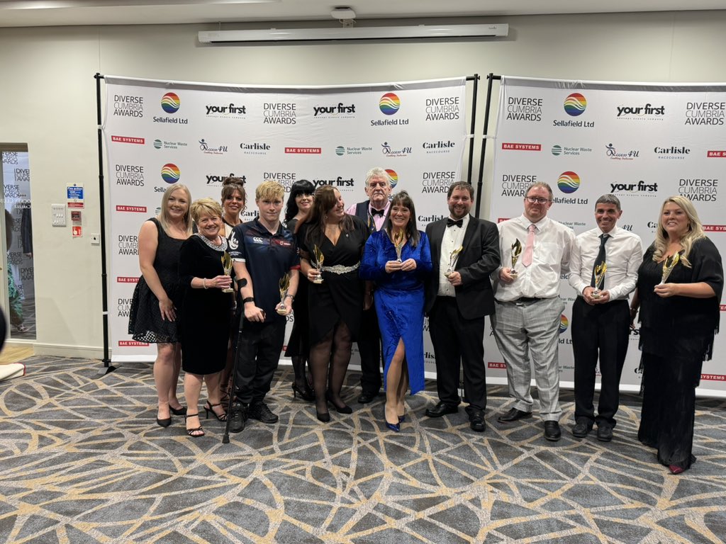 Huge congratulations to Teresa Mulholland from <a href="/CUFCCST/">Carlisle United CST</a> on being receiving a Lifetime Achievement Award at the Diversity Cumbria Awards <a href="/officialcufc/">Carlisle United</a>