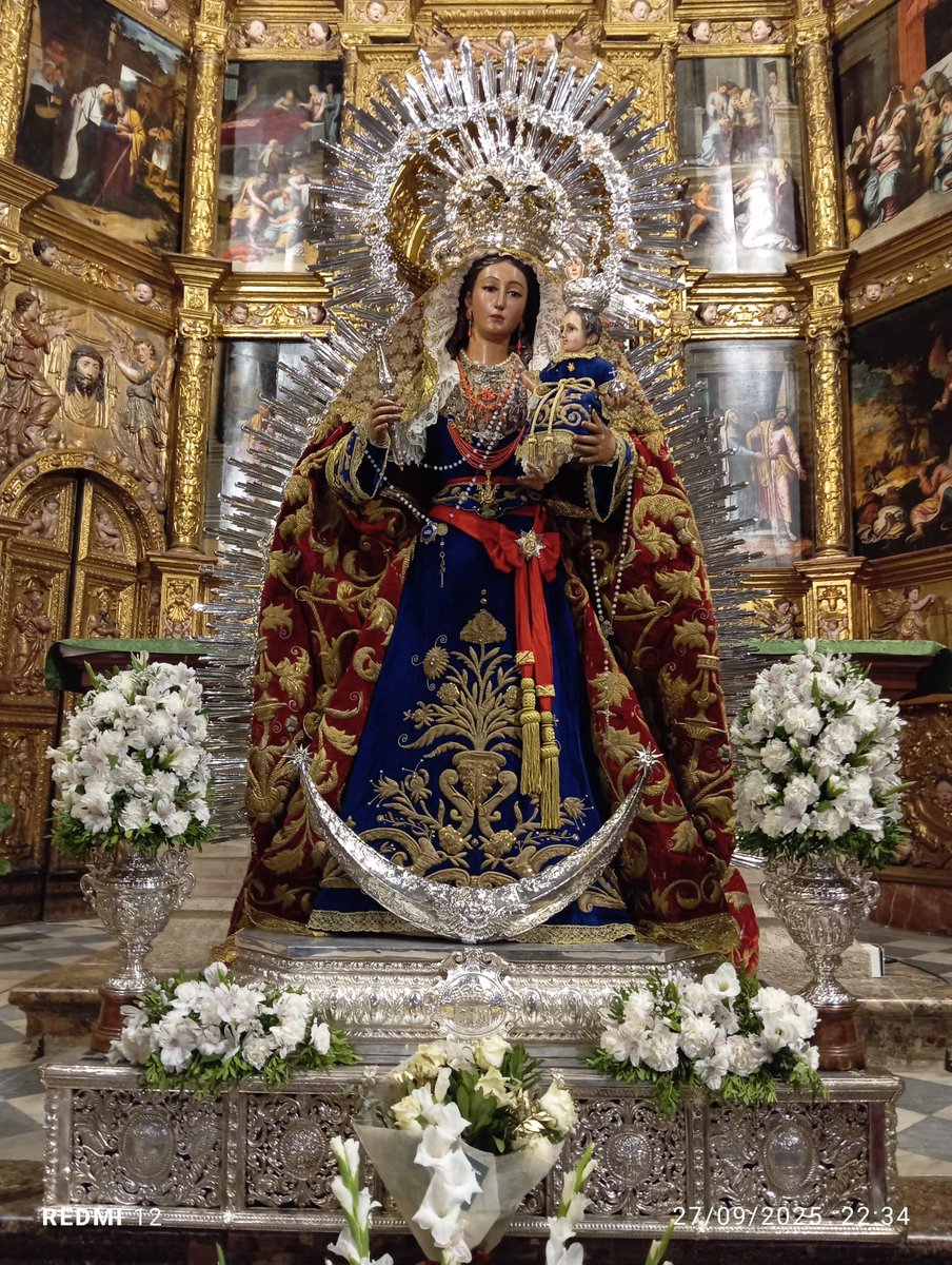 📿 Recordamos que mañana Domingo a las 13:00 h. celebraremos la Función Principal a Ntra. Madre de Dios del Rosario, en la que la Sagrada Imagen portará los obsequios recibidos durante el Triduo.