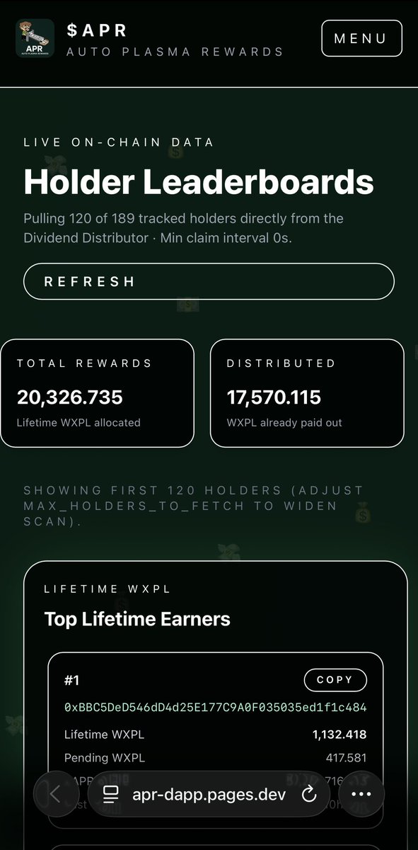 Auto Plasma Rewards tweet media