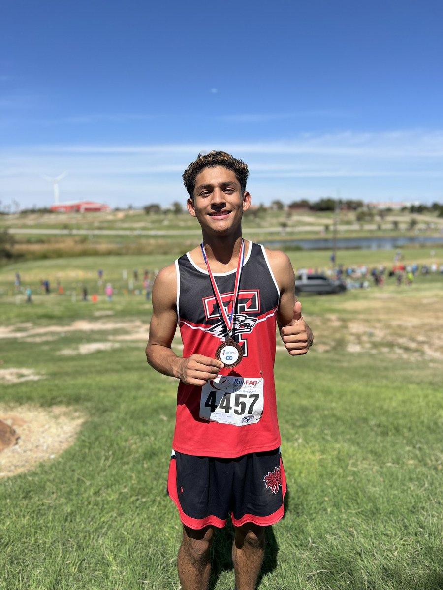 Great experience here at the Lubbock Invitational. Girls placed 14th as a team out of 23 schools and showed great promise. The boys ran a great race, with our very own Max Delgado placing 10th individually out of 151 runners! Next meet, district in Tornillo on Oct 9th.