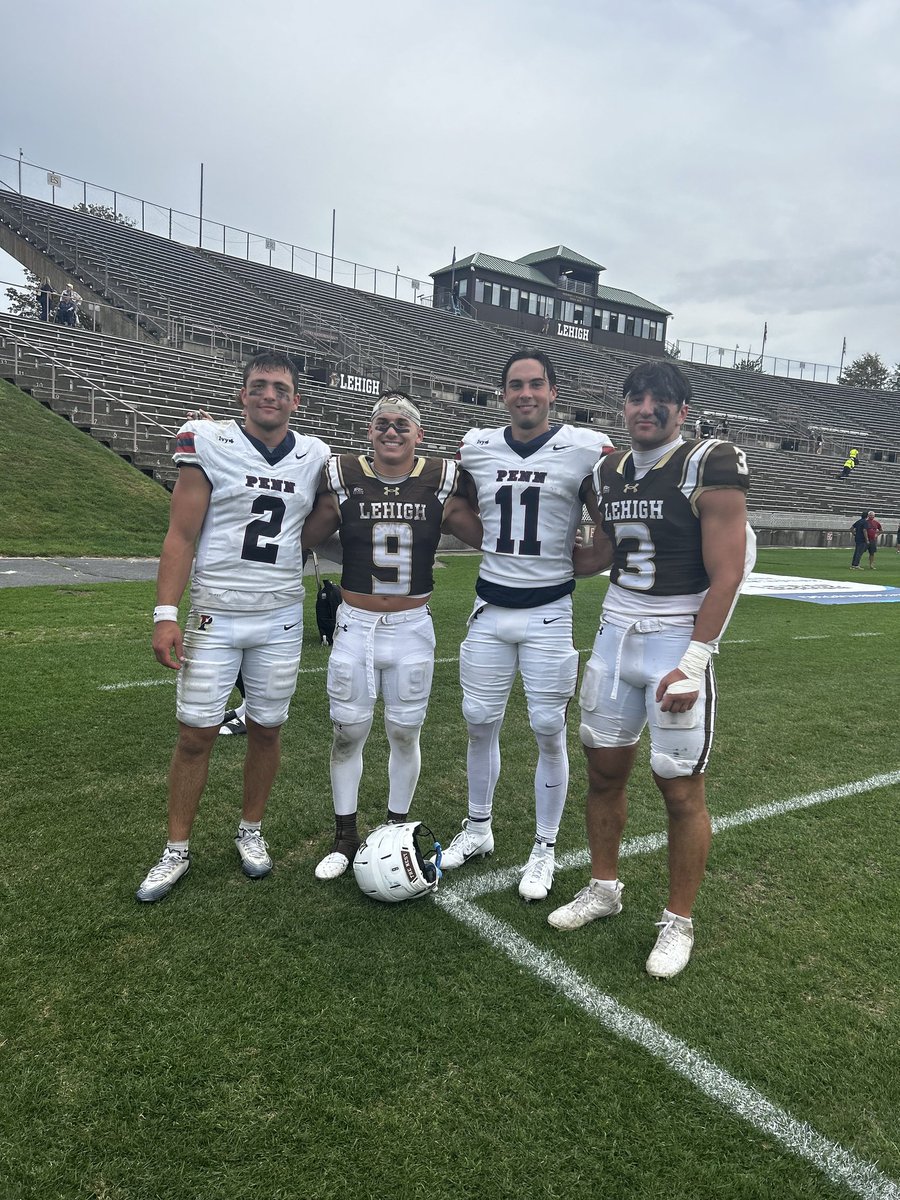 Silipo Bowl Champs duel it out today at Lehigh. Lotta firepower right here! Roll Doors!