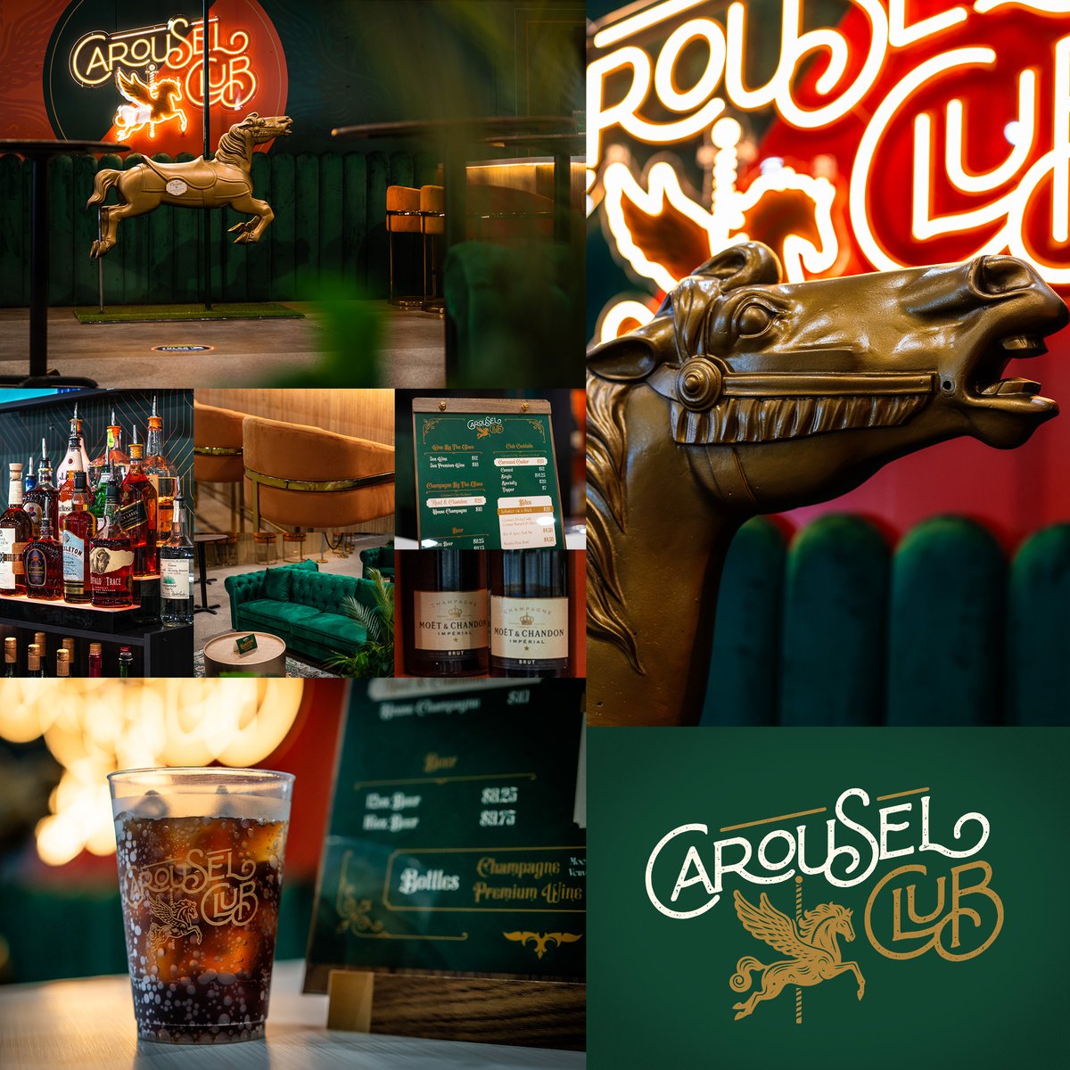 Happy Hour at the Carousel Club hits different! 🎠✨