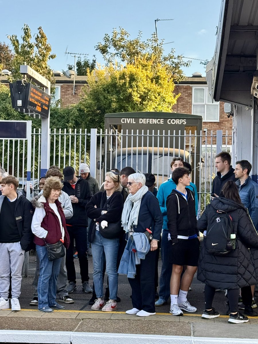 Civil Defence Corps called out to control matters at Charlton post match #cafc #brfc 😀