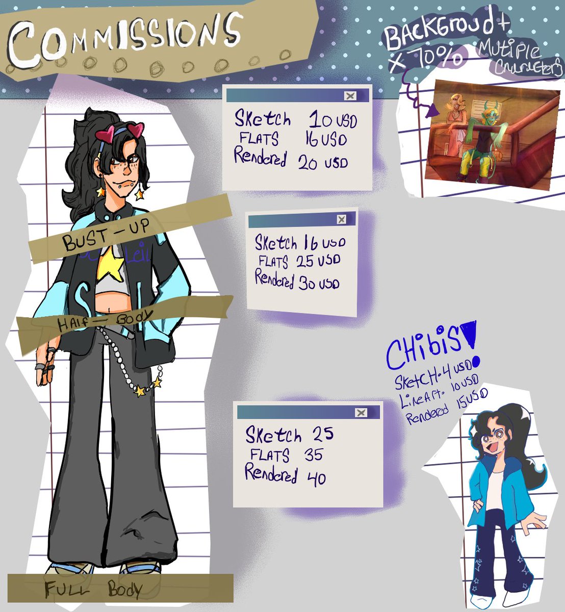 PhantomComing's tweet image. My art commissions are open!!!