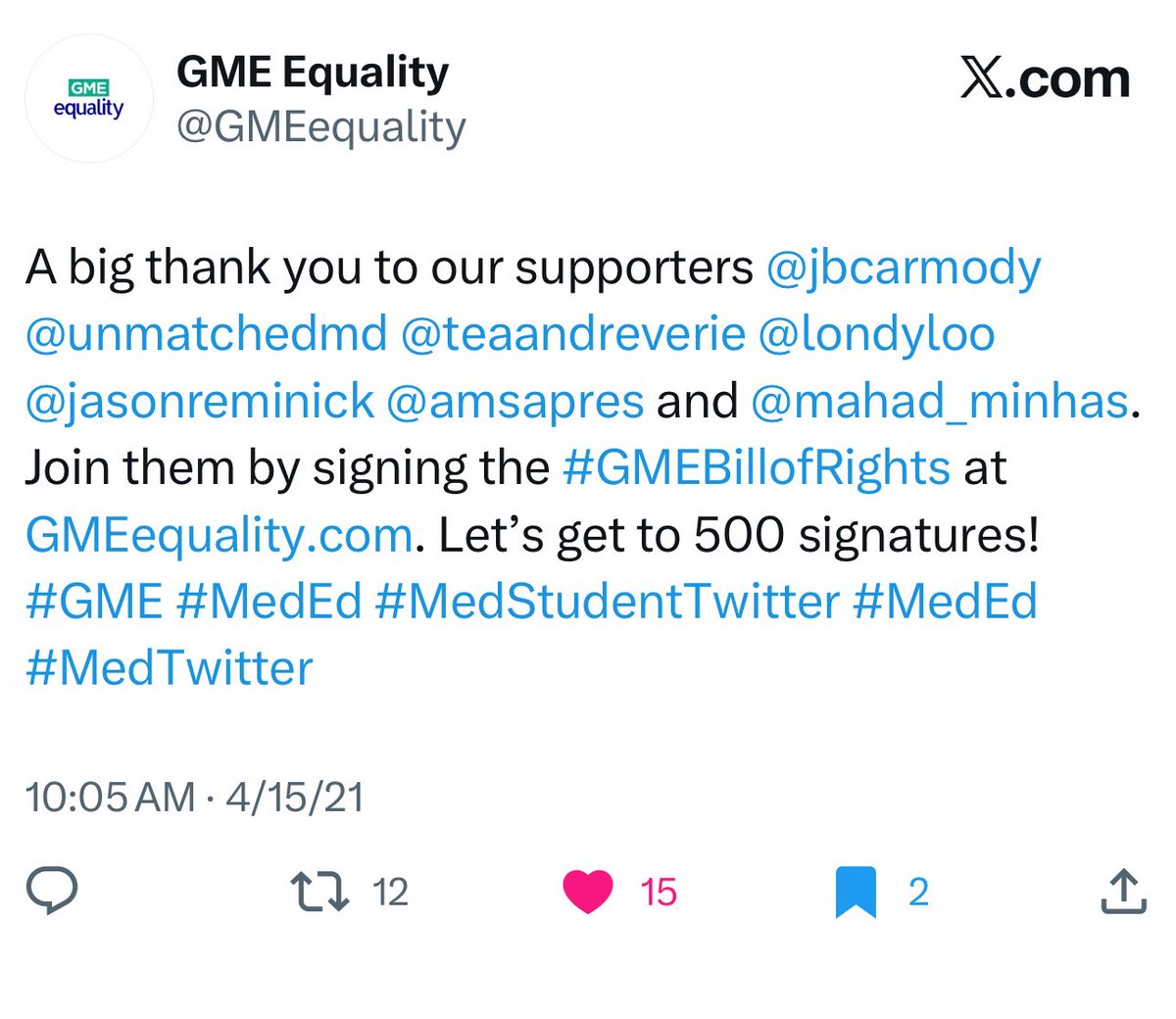 The Unmatched MD tweet media