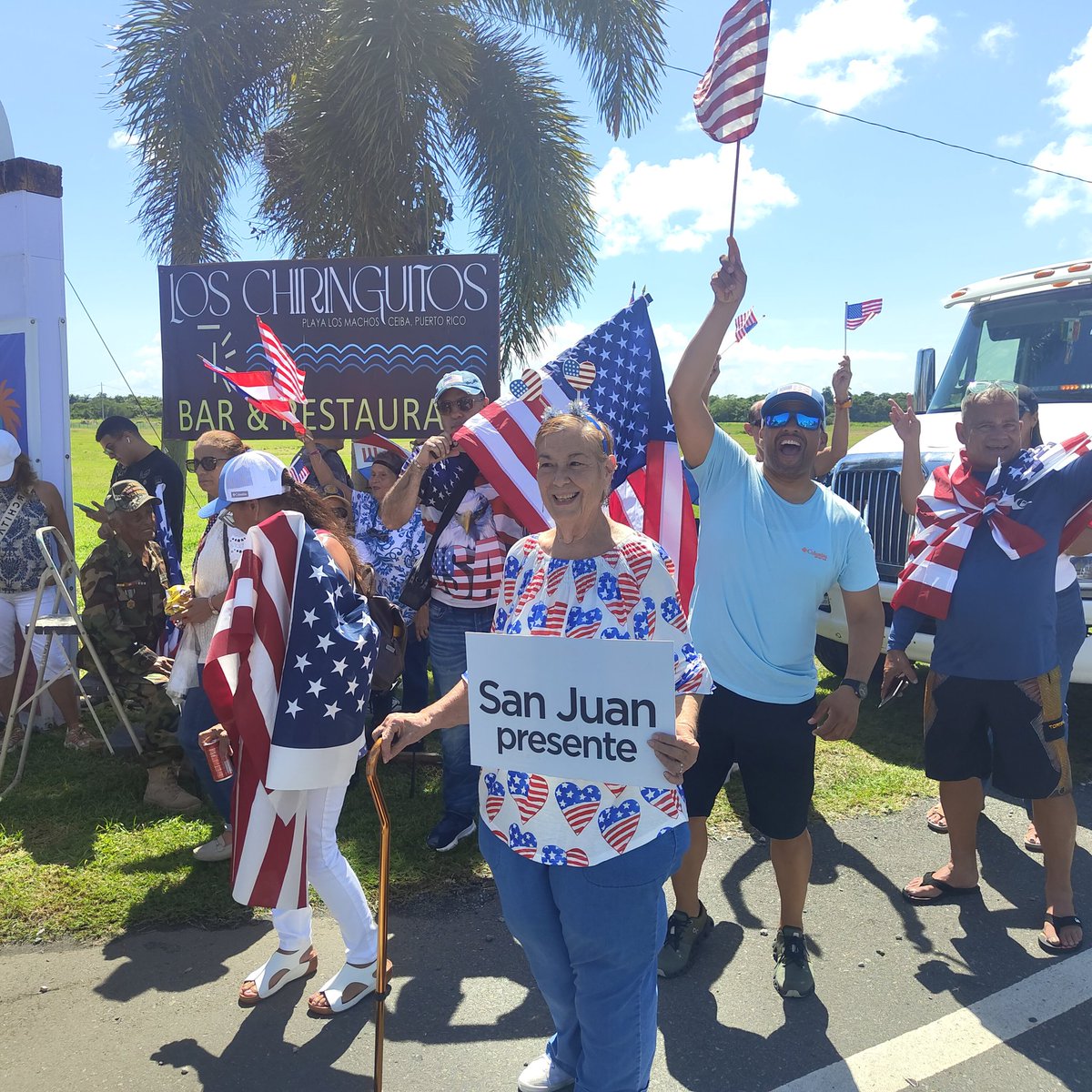 dharma90028850's tweet image. Misión cumplida 🙌🏼 Se sintió la alegría de cada Estadista que dijo presente. Con banderas ondeando bajo el sol intenso, demostramos que cuando se quiere, se puede. 💙🇺🇸 Vamos pa’lante.
@AlanMcAbee7 
@angelortizPR51 
@EdwinMundo2 
@CidEloisa 
@barricada_azul1
