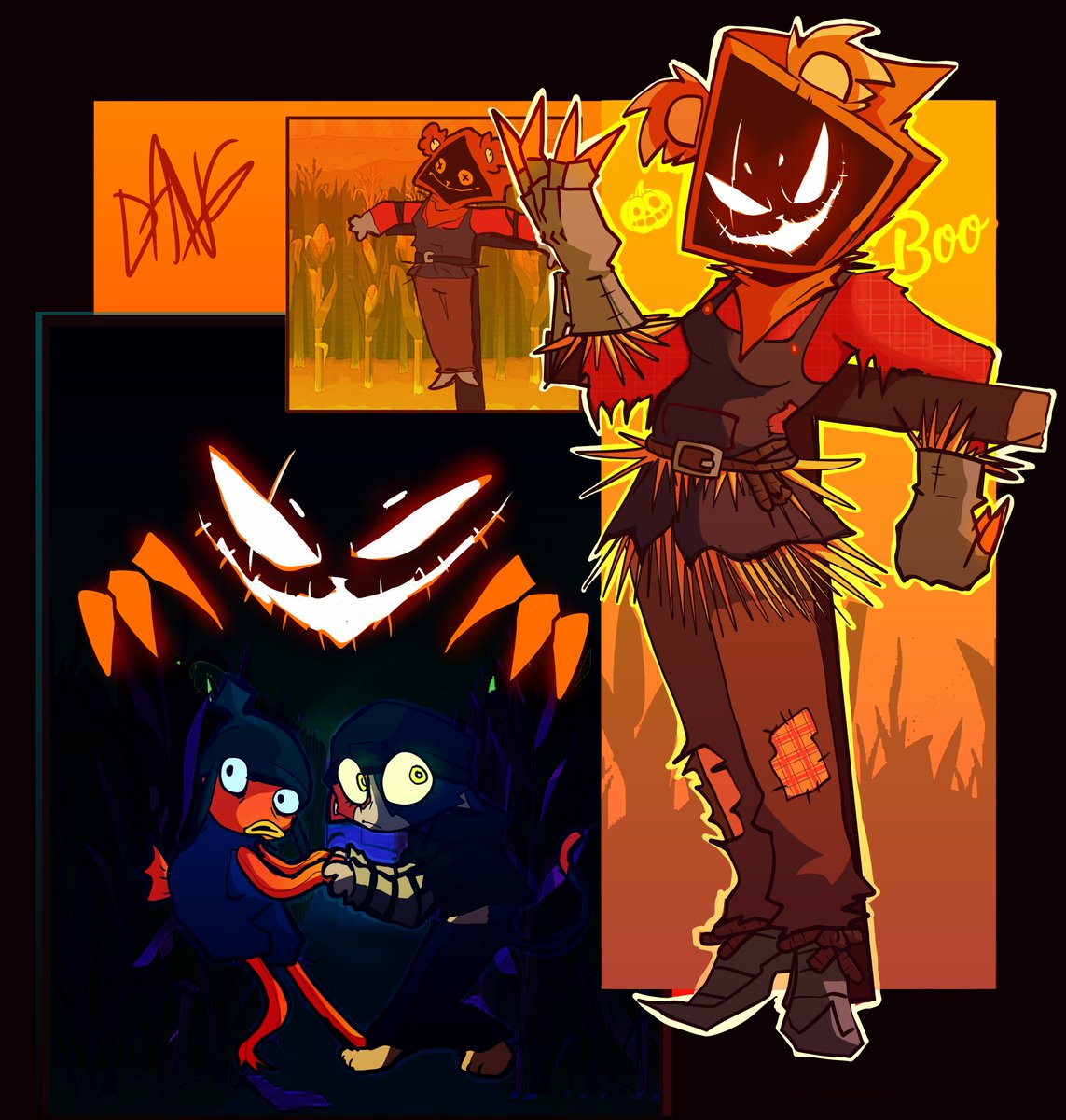 Scarecrow Team Leader 
#RavenTeamLeader #FortniteArt