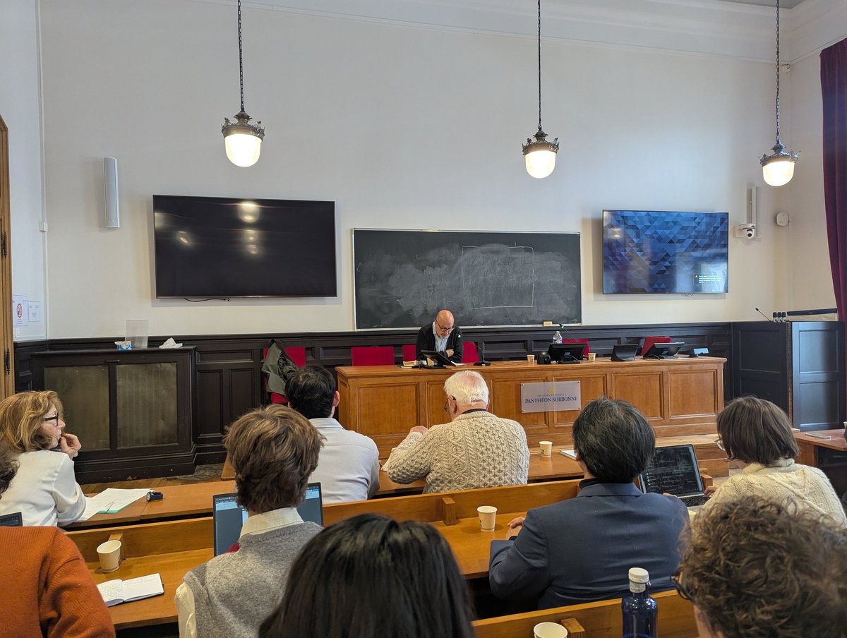 devalski's tweet image. Vittorio Morfino, "La « déconstruction » de la Préface de 1859 entre Pour Marx et Lire le Capital," and a Balibar intervention, Sorbonne