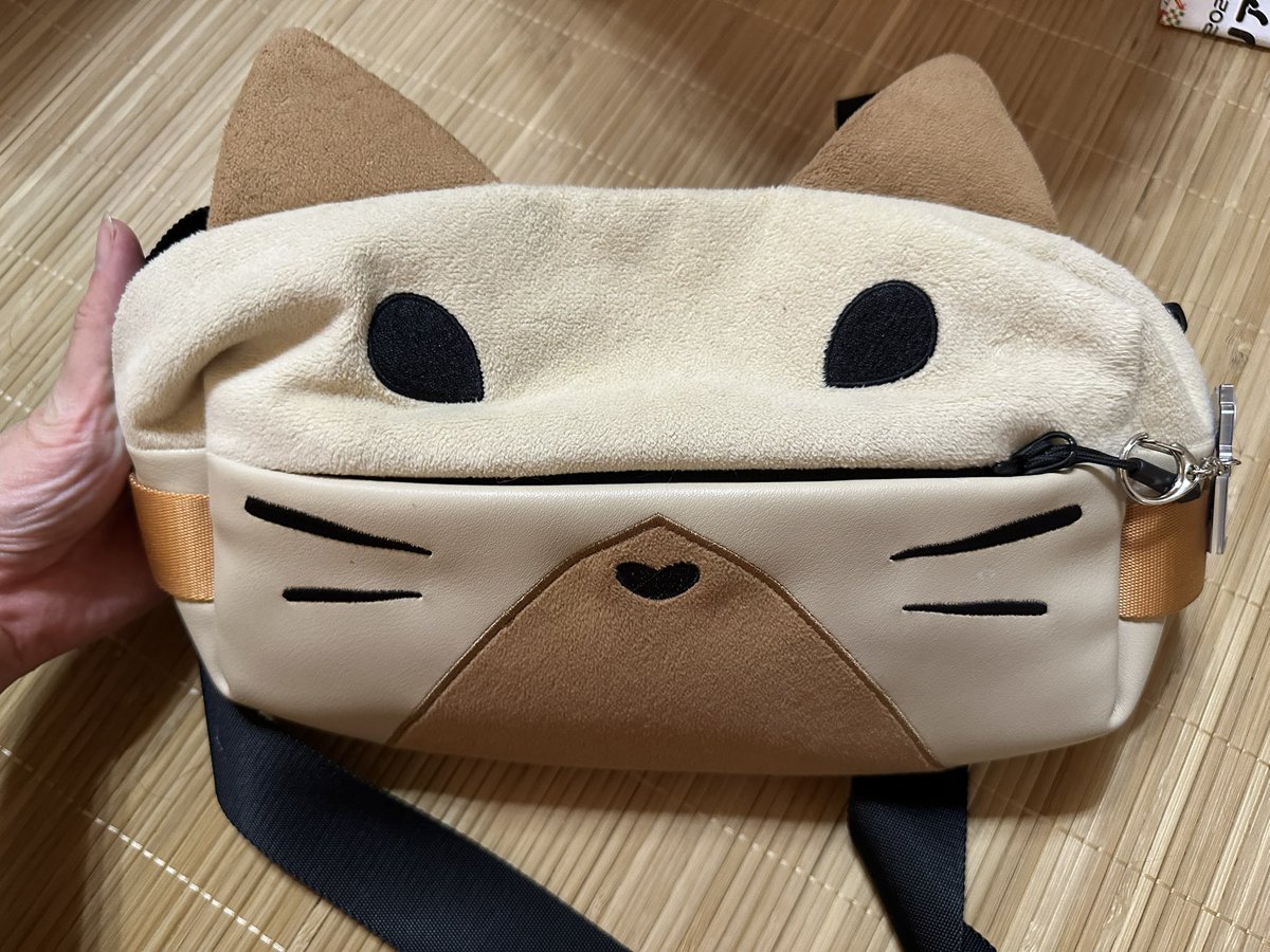 CAPCOM_MH's tweet image. オブジェが可愛い！tomtocのブース(9ホールC20)に行ってきた！
Switch2ケースがとんでもなく可愛いので、ぜひ原物見てほしい。
モンハンRISEコラボもしているブランドさん。
アイルーバッグ見せたら制作に関わった方がいらっしゃってサイン頂いちゃった☺️☺️
#TGS2025 #tomtoc #東京ゲームショウ2025