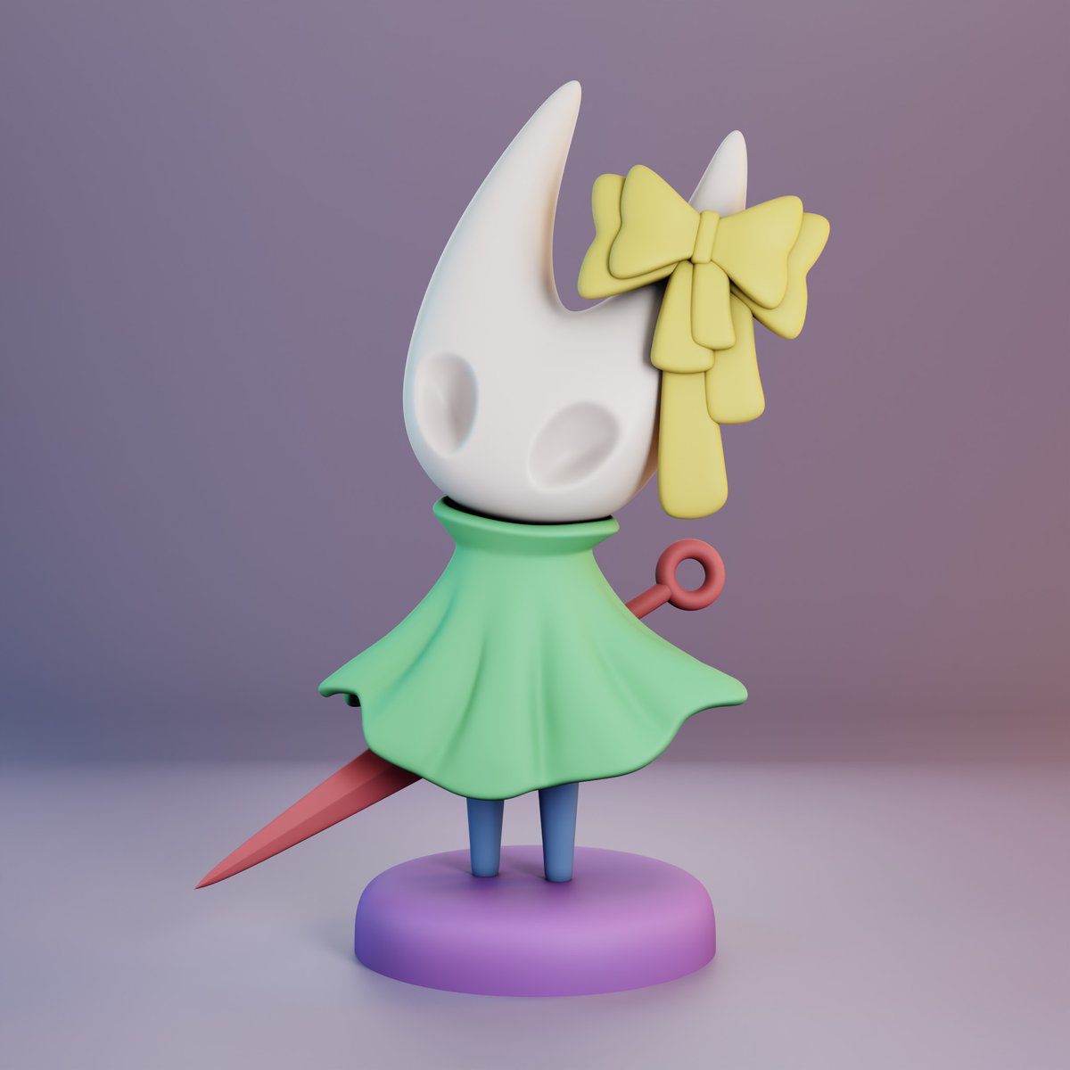 Sad news: the author of the fan art didn't give permission to share the figure. Here are a few pics before the project will be deleted.
#3DModel #hollowknight #hornet #SilkSong