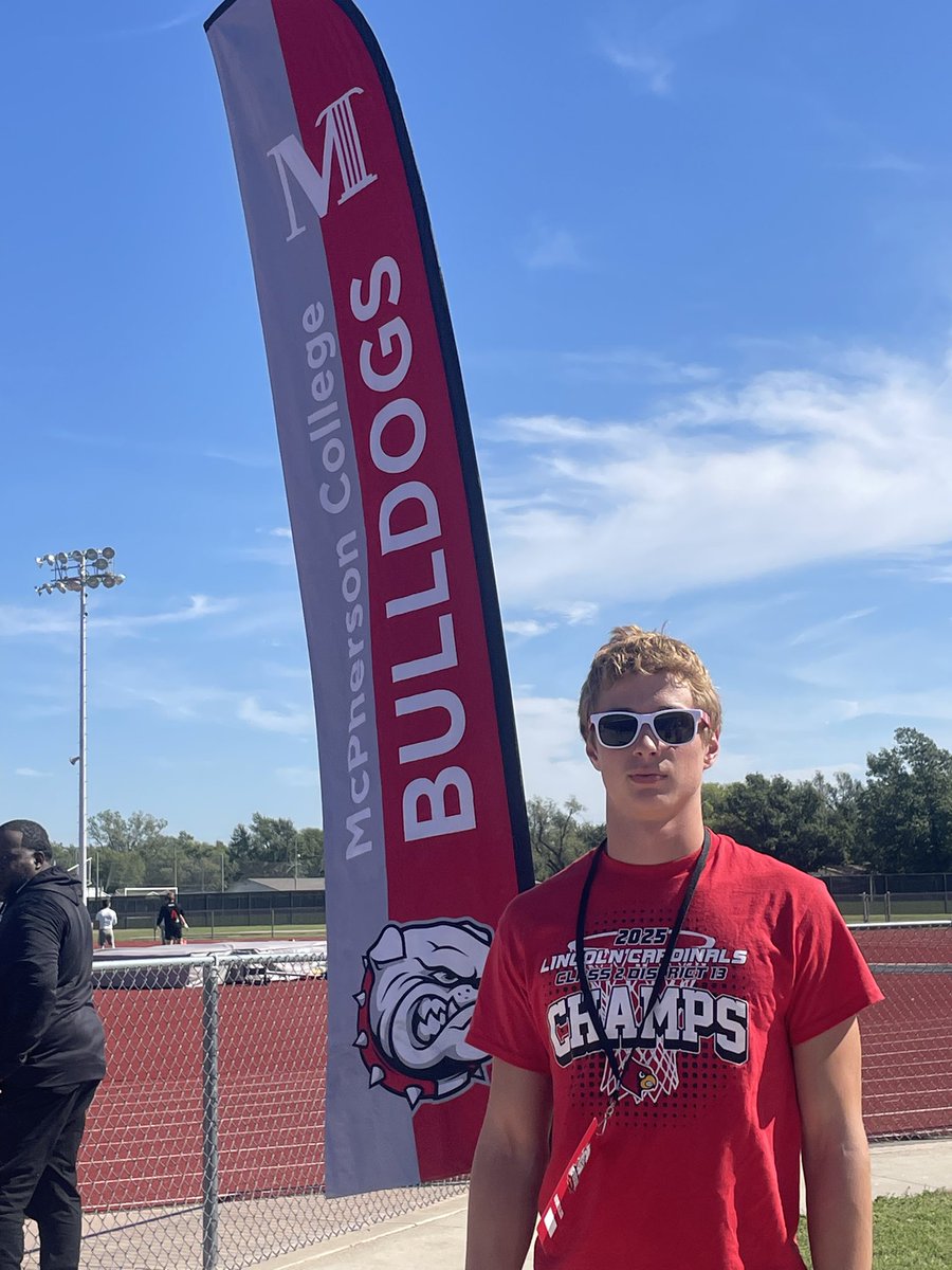 Dawson Parrott (@dawsonparrott13) on Twitter photo Fun day in McPherson, Ks for another game day visit. <a href="/MACBulldogsFB/">McPherson Football</a>
Thanks for having me out <a href="/CoachLeppke/">Mitch Leppke</a> <a href="/CoachJFisc/">Coach Fiscus</a>
Congrats on the Win. Fun day in McPherson, Ks for another game day visit. <a href="/MACBulldogsFB/">McPherson Football</a>
Thanks for having me out <a href="/CoachLeppke/">Mitch Leppke</a> <a href="/CoachJFisc/">Coach Fiscus</a>
Congrats on the Win.