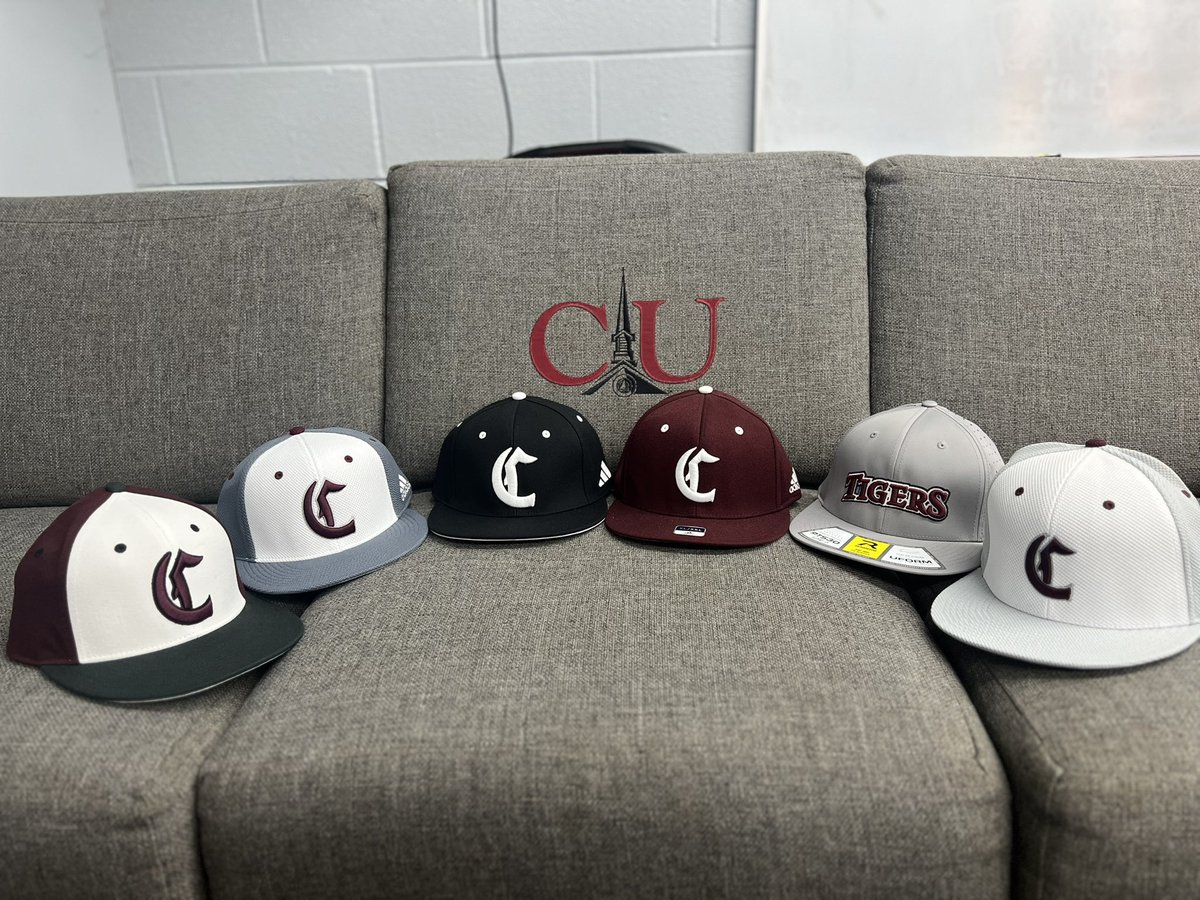 Junior Tigers are back in action tomorrow for a DH versus Lindsey Wilson.  Game time  is 1pm eastern at CU. We will have a booth set up tomorrow for all friends and family to purchase a Tiger baseball hat.  All hats are $25, cash only. Please bring exact amount. Limited supplies.