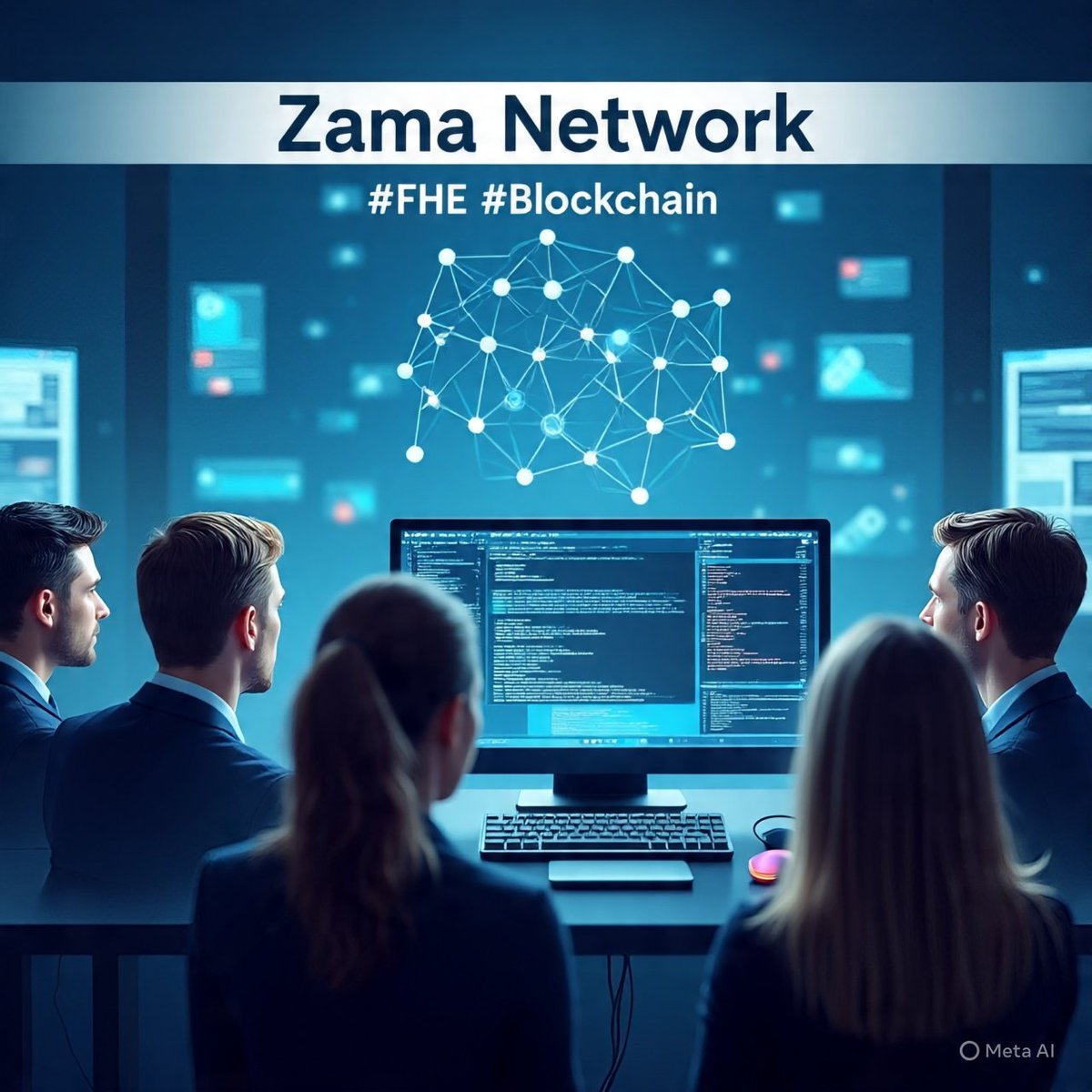 Elizzyweb3's tweet image. Decentralized encryption just got a boost! Zama Network is building a homomorphic encryption platform for blockchain & beyond. Secure computation, private data, and a new era of trustless collaboration. What's cooking?