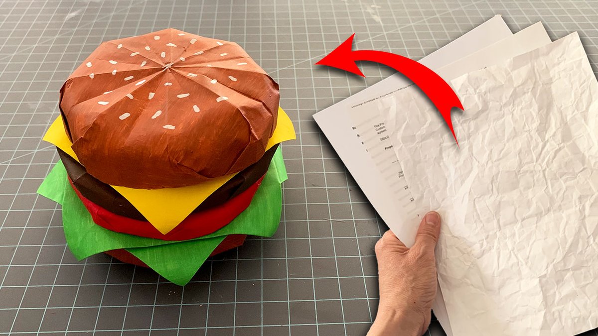 HappyLThings101's tweet image. Old Paper, New Recipe🥰 How to make Origami Hamburger using Old Copy Paper😋

youtu.be/5NbzOLQ8oFI

#origami
#origamiart
#origamitutorial
#easyorigami
#foodie
#hamburger
#origamihamburger
#hamburgerlovers
#recyclepaper
#recycledmaterials
#saveourplanet
#UpcycledCrafts…
