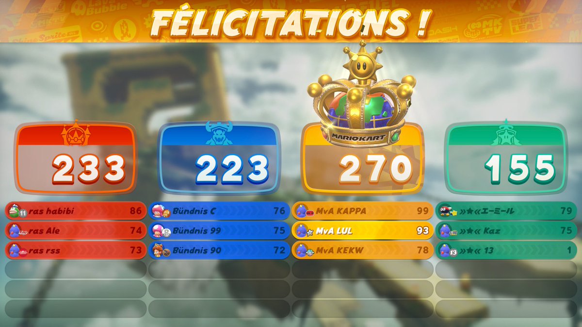 MKCentral 3v3 win w/<a href="/starlowkun/">Starlow</a> &amp; <a href="/notszru/">Saru</a> ! 🏆