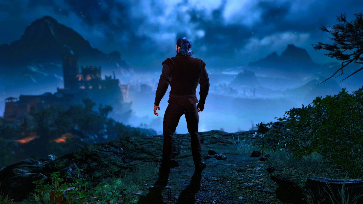 BG3.. ⚔️ #PS5Share 
Moonlit night.. Baldur's Gate, the promise of adventure, looms in the distance! #VPWNight 
Baldur's Gate 3, PS5 Pro
🎮⚔️💙 #BaldursGate3 #PS5Pro #shadowheart #VGPUnite #VPHiddenGems  #ThePhotoMode #VirtualPhotography #VPGamers #BG3