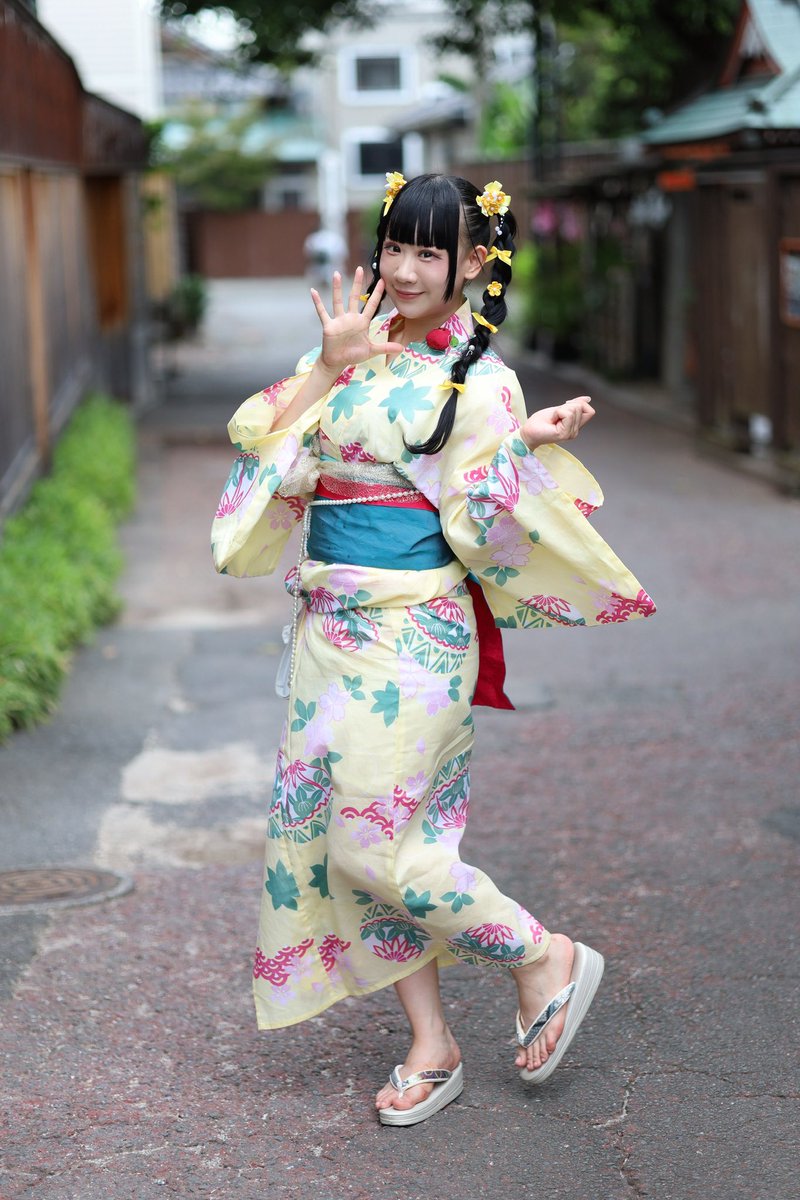 20250921
野外個人撮影会【川越エリア】①
もぐゆうかさん（<a href="/mogumoguyuuu/">もぐゆうか💛のーぷらん。</a>）
淡い黄色の浴衣姿は、幸せの引力。

#もぐゆうか
#のーぷらん。