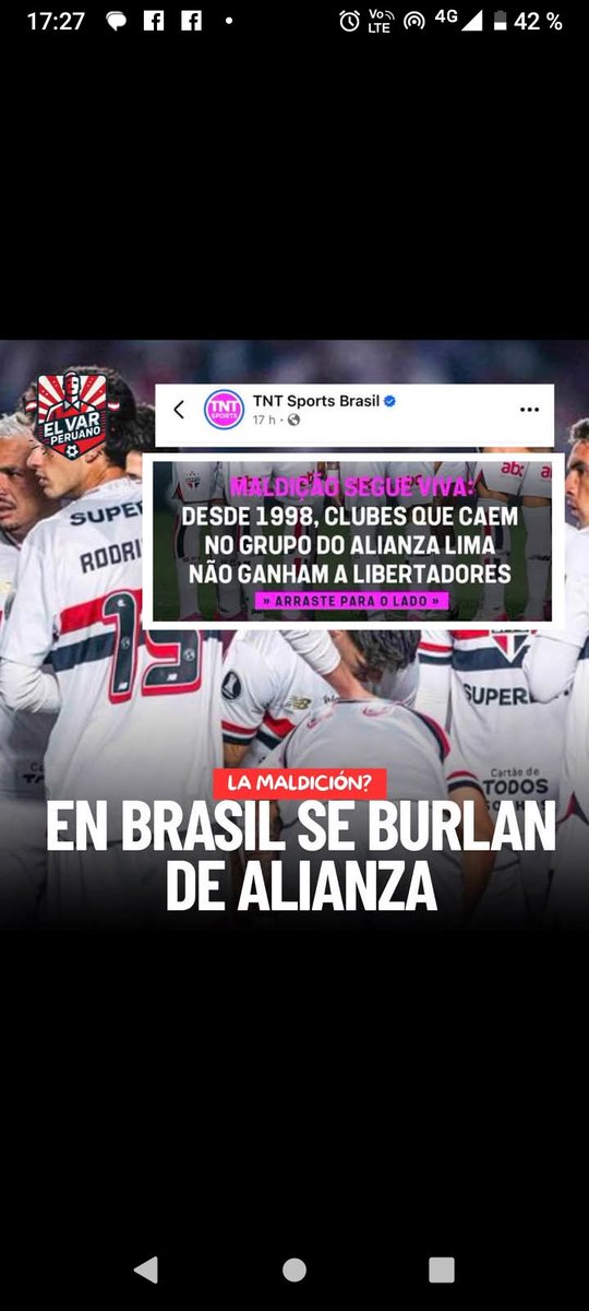 La maldicao...
<a href="/SaoPauloFC/">São Paulo FC</a> <a href="/SaoPauloFC_Fem/">São Paulo Feminino</a> <a href="/tricolormania/">TRICOLORMANIA</a> <a href="/morumbi/">Morumbi.tv</a> <a href="/OMorumbiOficial/">O Morumbi - Oficial.</a> <a href="/CitouTricolor/">Tricolor do Morumbi</a> <a href="/MorumbiGraffiti/">OficialMorumbiGraffiti</a> <a href="/SaoPauloFC_esp/">São Paulo FC</a> <a href="/saopau/">weseley</a>