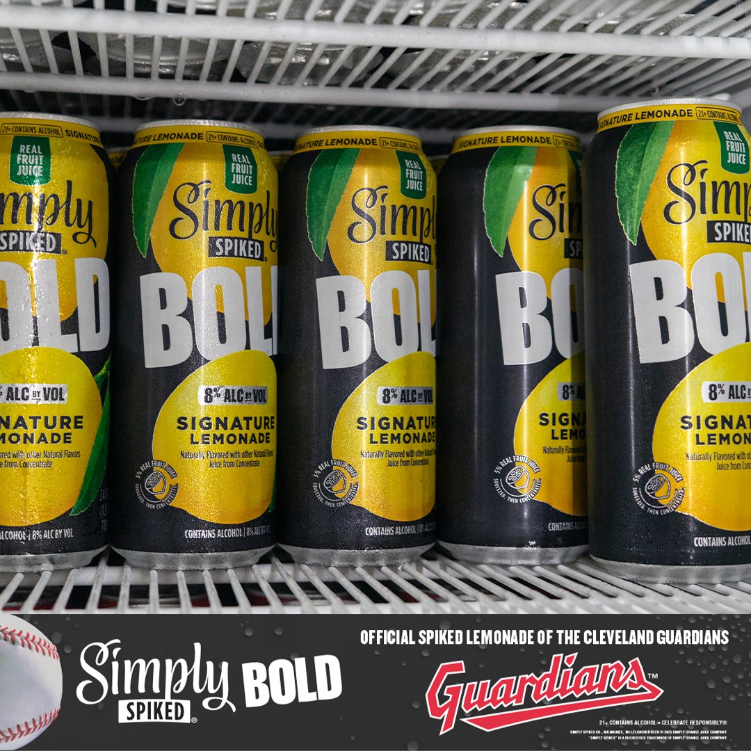 ⚾🥂 Final weekend of Guardians baseball calls for a bold toast with Simply Spiked Bold! Celebrate the season with big cheers, great drinks, and memories that last long after the last inning. 🎉🍊 

Drink responsibly; must be 21 years or older.
