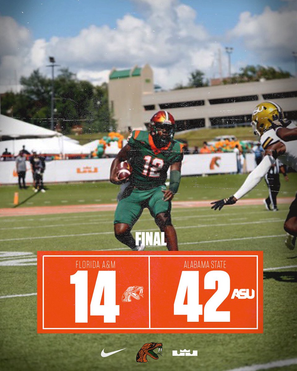 FAMU_FB's tweet image. Final 

#FAMU | #Rattlers | #FangsUp 🐍