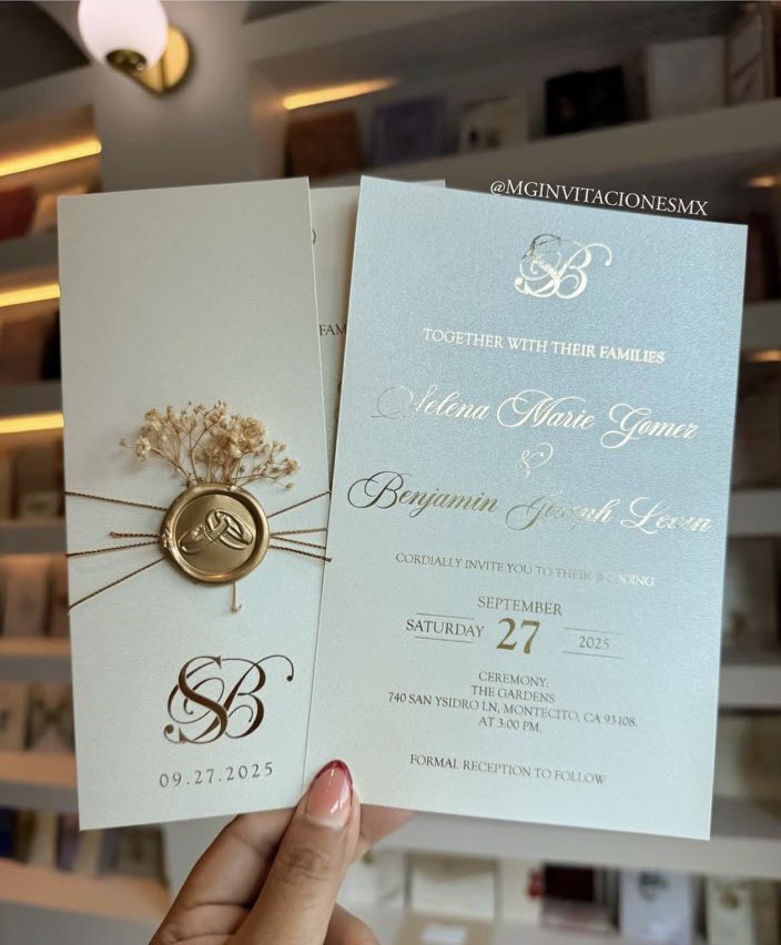 The number of celebrities who will be attending Selena and Benny's wedding is incredible.