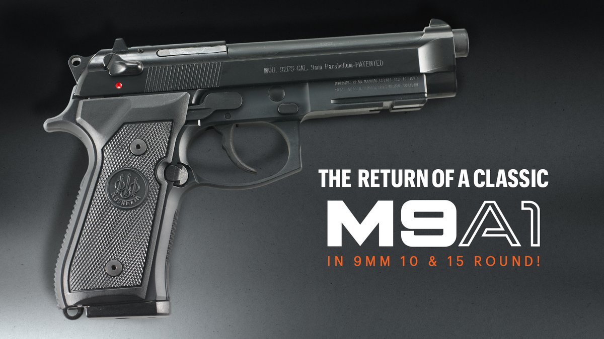 Beretta_USA's tweet image. Beretta is excited to announce the return of the M9A1 💥
#Beretta #M9A1 #BerettaM9A1