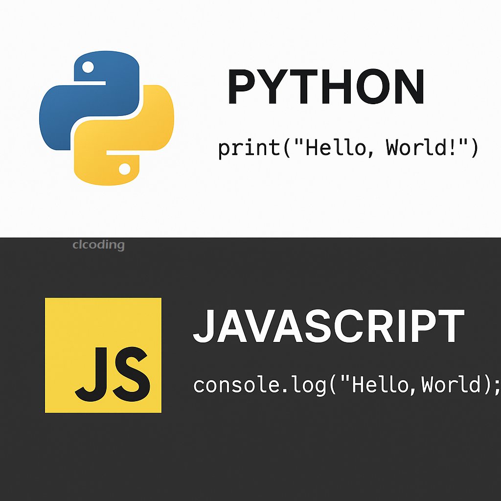 clcoding's tweet image. Python teaches you clarity, JavaScript teaches you flexibility — master both, and you can build anything.