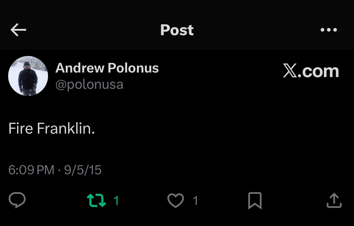 Andrew Polonus tweet media