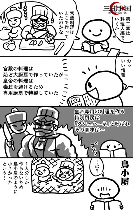 『三日月の国』ファイサル編の舞台となるのは、トプカプ宮殿の中でも皇帝陛下の料理を作っていた特別部署、クシュハーネ(kuşhane)。その意味とは…🐓
#オスマン帝国 #トルコ 
