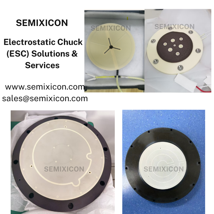 DiamondSemi's tweet photo. #ElectrostaticChuck #ESC #Semiconductor #WaferProcessing #ESCRefurbishing #ESCreconditioning #ESCRepair #LAMESC #AMATESC #SemiconductorEquipment #CVD #Etch #PVD #JohnsenRahbek #Coulombic #HeliumLeakTest #SemiconductorSpareParts #EquipmentUptime #WaferFab https://t.co/cvGa3E1Fwd