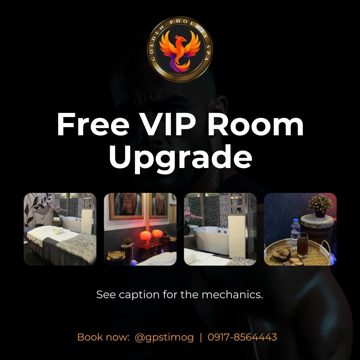 GPSTimog's tweet photo. Indulge in the ultimate spa experience at GPS Timog  9/28/25

FREE VIP Room Upgrade

Luxurious suites • Private tubs • Premium service

🎯 Winner picked via roulette—claim prize on your next visit!
📲 DM @gpstimog or call 09178564443 to book. 💜 https://t.co/wdsYUTVJ3H