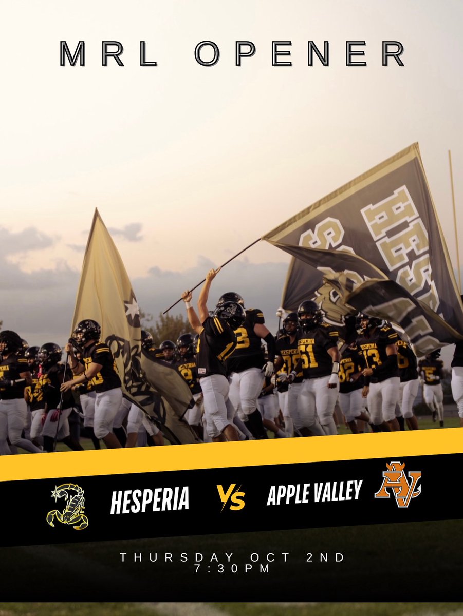 Hesperia Scorpion Football tweet media