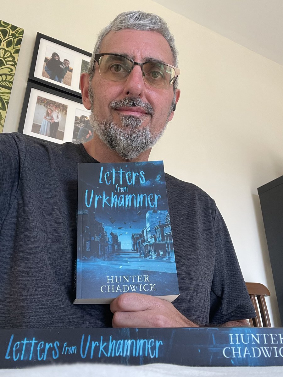 HunterCAuthor's tweet photo. First copies in hand! Always takes awhile living on the side of the world from your publisher. :) https://t.co/U5mB6cNuKU