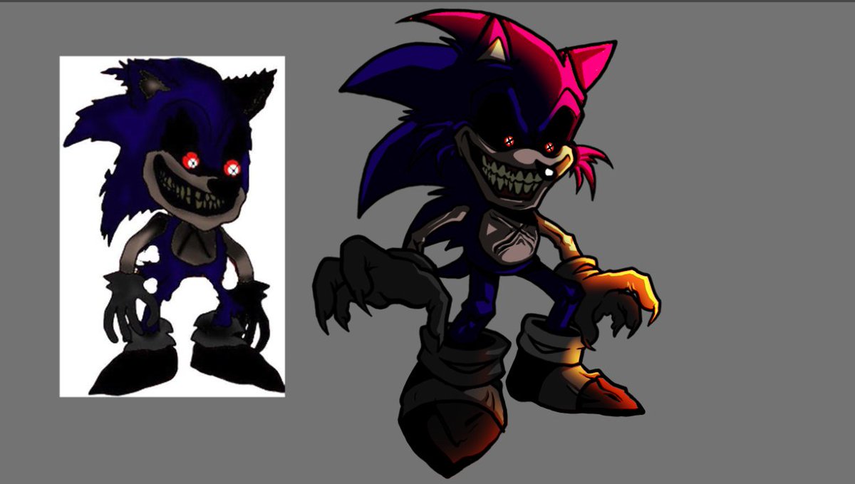DarkThePlayer01's tweet photo. So... I remade Lord X from fnf HD https://t.co/POMDWOd6Zl