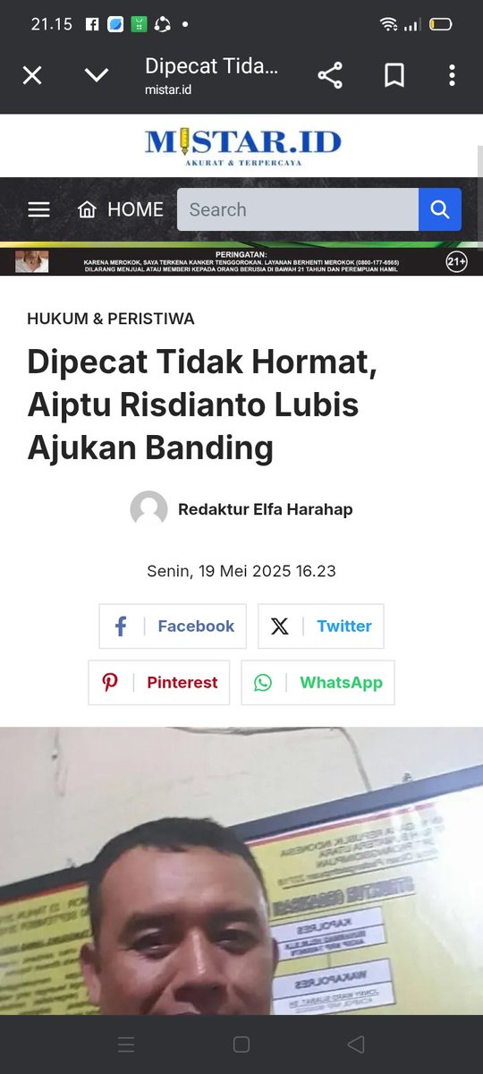 IraTamsel's tweet photo. #FYP
@ListyoSigitP  @BID_HUMAS @poldasu @DivHumas_Polri  @kompolnas_ri @KomnasPerempuan @komnas_anak   #bhayangkari
Mantan polisi yang di pecat di duga diaktifkan kembali oleh Polda Sumatera Utara dan dipindahtugaskan!! Ada apa dltubuh Polda Sumut? #irjenpolwhisnuHermawan https://t.co/Xfrj4CqZSP